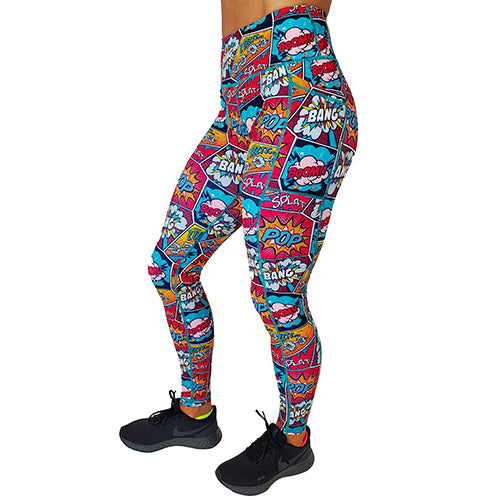 Comic book workout outlet leggings