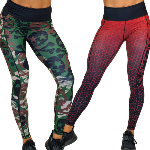 Leggings with designs on clearance them