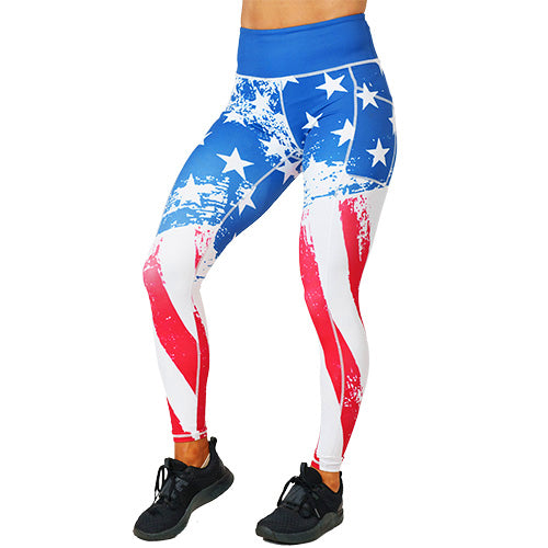 American Flag Leggings For Men - Sporty Chimp legging, workout gear & more